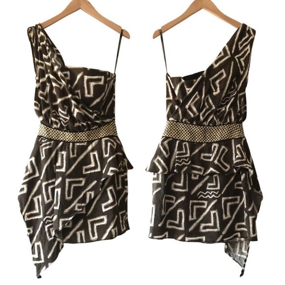 SASS & BIDE Arrow Print Dress size 6 - Picture 2 of 4